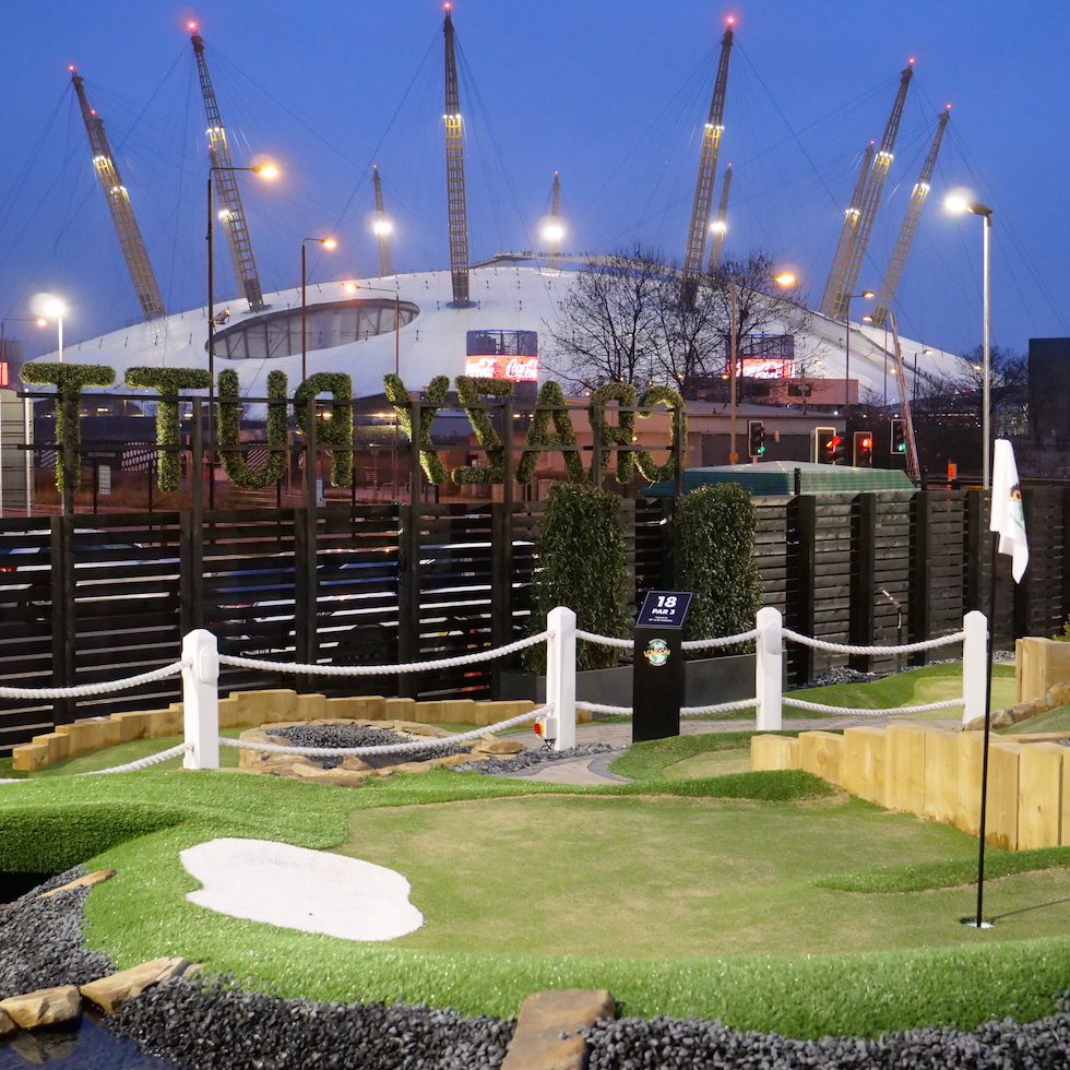 greenwich peninsula golf range car park